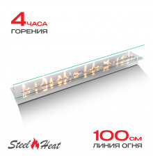 Топливный блок SteelHeat LINE GLASS 1100