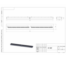 Топливный блок SteelHeat S-LINE 1500 двойной широкий
