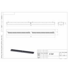 Топливный блок SteelHeat S-LINE 1500 двойной широкий