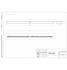 Топливный блок SteelHeat IN-LINE 1500 двойной широкий