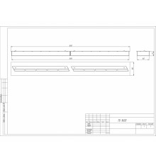 Топливный блок SteelHeat S-LINE 1600 двойной широкий