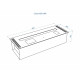Автоматический биокамин Lux Fire Smart Flame 800 RC INOX