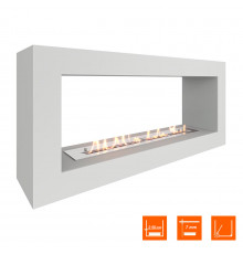 Биокамин SteelHeat FRAME ONE 1000 белый